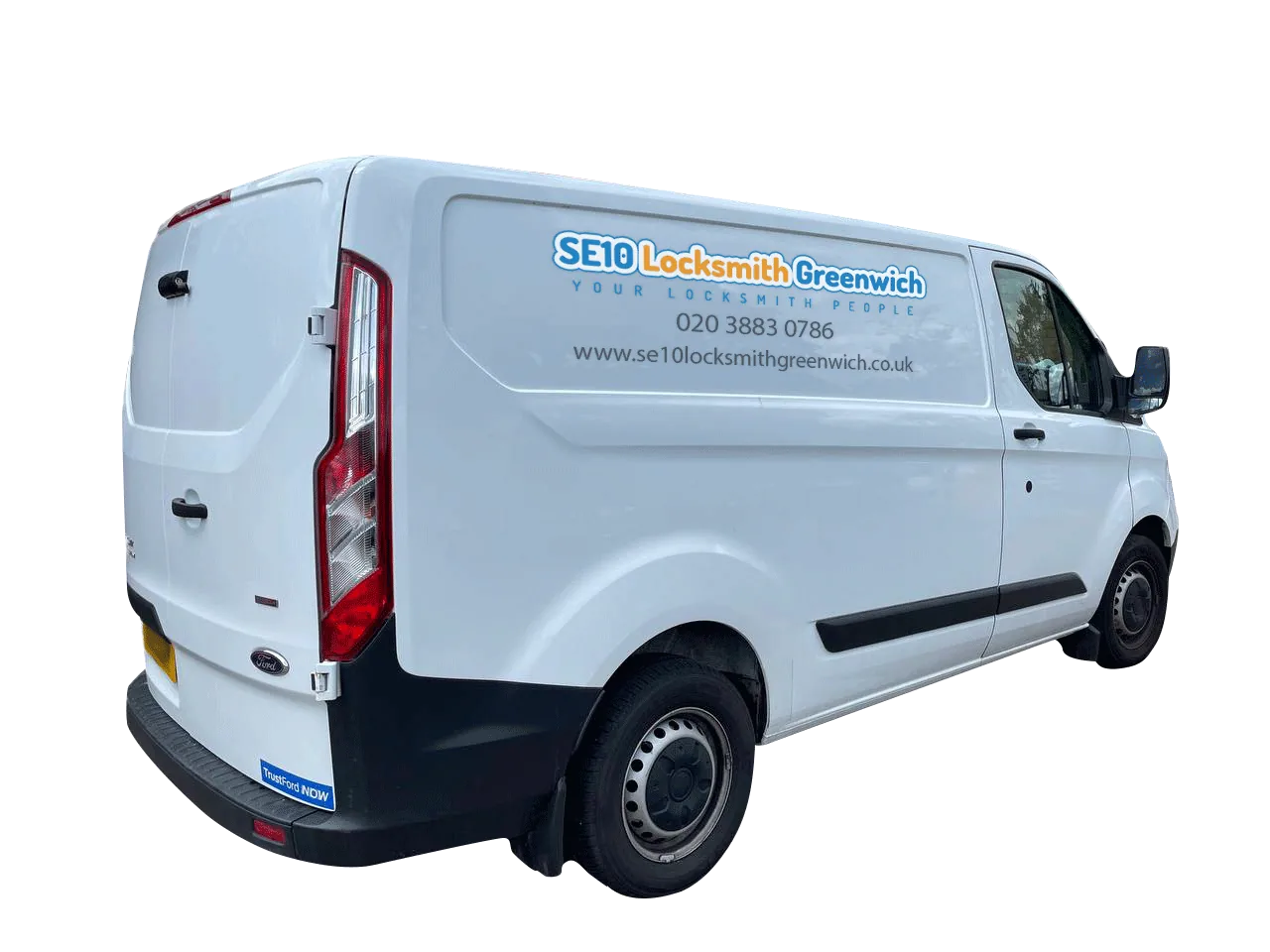 SE10 Locksmith Greenwich van